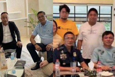 Ex-PNP chief Acorda seen with alleged POGO players