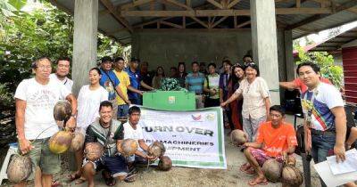 Maasim farmers receive farm equipment