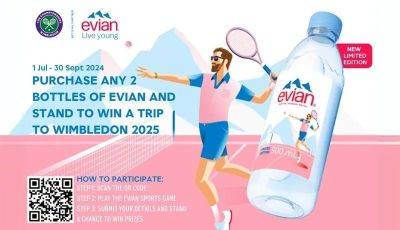 Hydrate and win: Evian's Sports Limited-edition Bottles could take you to Wimbledon 2025! - philstar.com - Philippines - France - city London - city Manila, Philippines