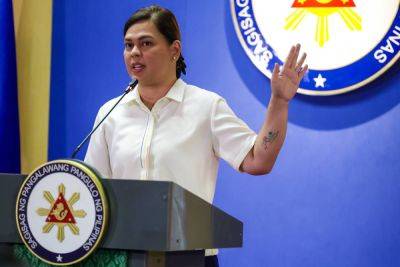 Sara Duterte - Reina C Tolentino - Joel Chua - Rolando Valeriano - John Orven Verdote - Duterte won't attend House probe, tells lawmakers to end it 'immediately' - manilatimes.net - Philippines - city Mandaluyong - city Manila, Philippines