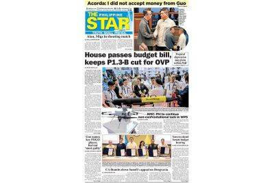 The STAR Cover (September 26, 2024) - philstar.com