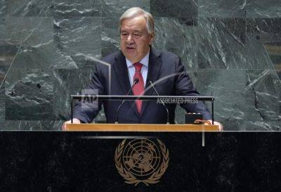 Antonio Guterres - Agence FrancePresse - International - UN chief warns of 'rising tide of misery' from rising seas - manilatimes.net - Usa - Senegal - Maldives - county St. Louis - Panama - Marshall Islands