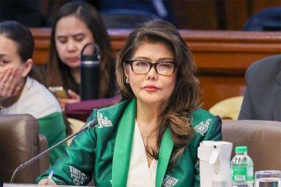 Imee to ‘stand alone’ in her reelection bid