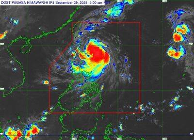 Signal No. 2 raised over 2 areas as ‘Julian’ intensifies into severe tropical storm