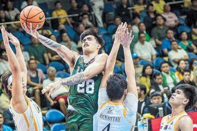 Santo Tomas - Kevin Quiambao - John Bryan Ulanday - Nic Cabanero - Topex Robinson - Basketball - Archers roll past Tigers - philstar.com - Philippines - county La Salle - city Manila, Philippines