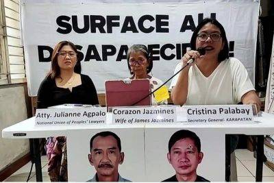 Families urge for return of missing activist, advocate in Albay