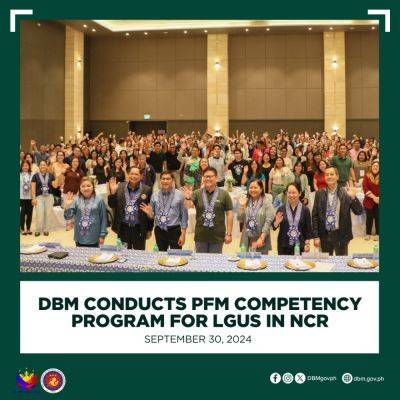 DBM conducts PFM Competency Program for LGUs in NCR