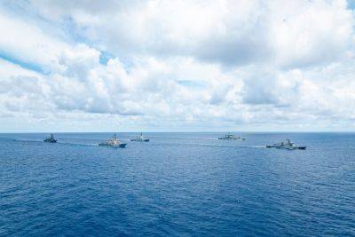 Chinese warships tail joint sail in West Philippine Sea