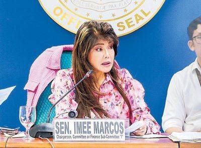 Imee opts out of administration’s senatorial slate