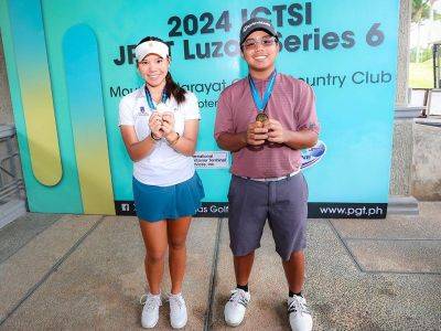 Lia Duque - Patrick Tambalque - Rafa Anciano - Chloe Rada - Duque, Tambalque seal Match Play berths after ruling JPGT Malarayat tourney - philstar.com - city Lipa