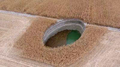 Surge in sinkholes in 'Turkey's granary' endangers agriculture