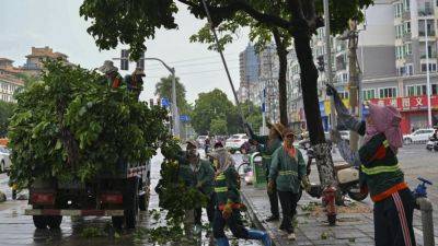 Powerful Typhoon Yagi makes landfall in Chinese island province after it sweeps by Hong Kong