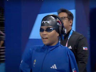 Ralph Edwin Villanueva - Angel Otom - Otom misses Paralympic swimming podium, ends up 5th - philstar.com - Philippines - China - city Hangzhou - city Paris - city Manila, Philippines