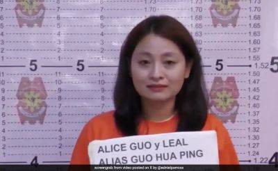 Reuters - Alice Guo - Sheila Guo - Immigration - Who Is Philippine Ex-Mayor Alice Guo And Why She Has Been Arrested - ndtv.com - Philippines - Indonesia - Malaysia - Singapore - China - city Manila - city Jakarta