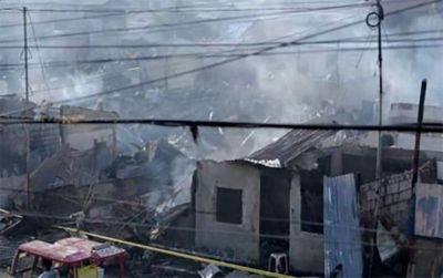 Gilbert Bayoran - Fire destroys 106 houses in San Carlos in Negros - philstar.com - Philippines - city San Carlos - city Bacolod, Philippines